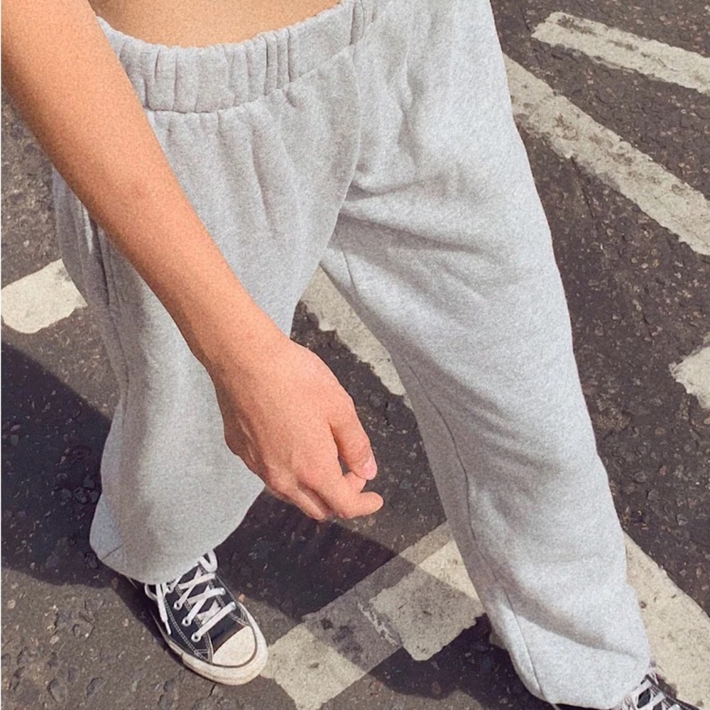 Brandy Melville women’s Grey Rosa Sweatpants one size small
